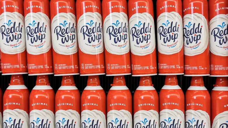 Reddi Whip on shelf