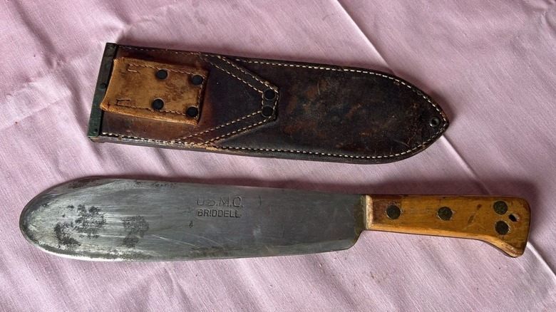 World War II Briddell machete