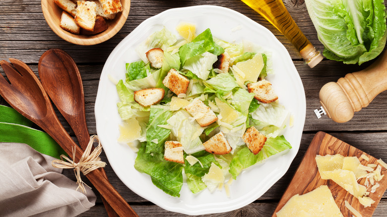 Caesar salad fresh