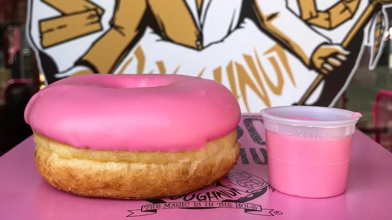 Pepto doughnut