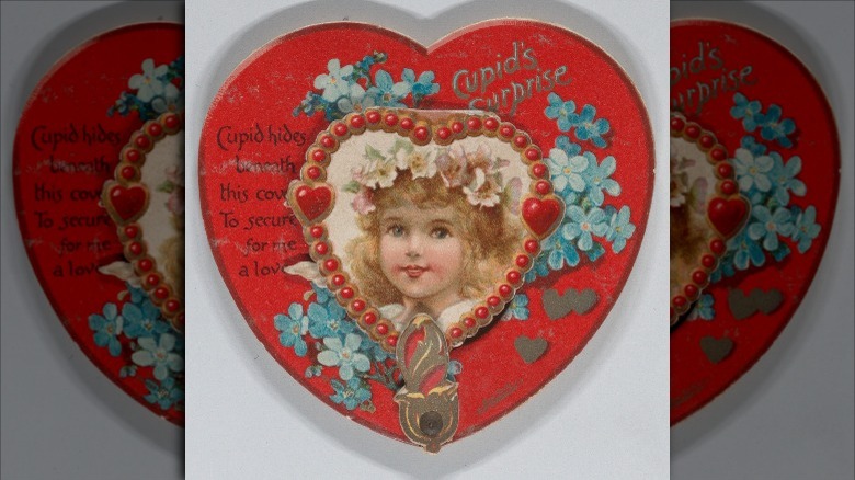 Victorian-era Valentine card circa 1870s