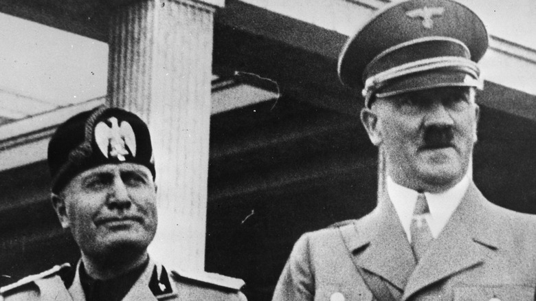 Italy's Mussolini, Germany's Hitler