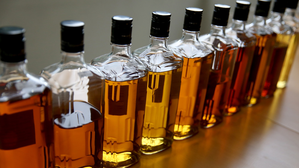 Samples of Nikka whisky 