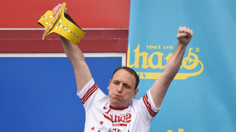 Joey Chestnut eating competition champion