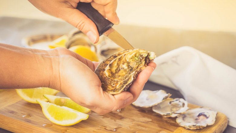 raw oysters