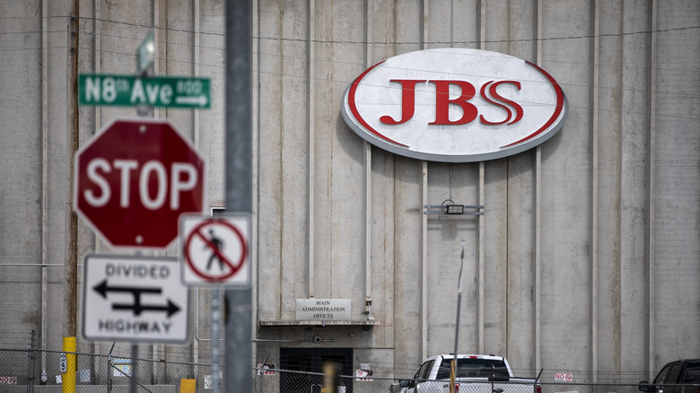 Exterior JBS signage