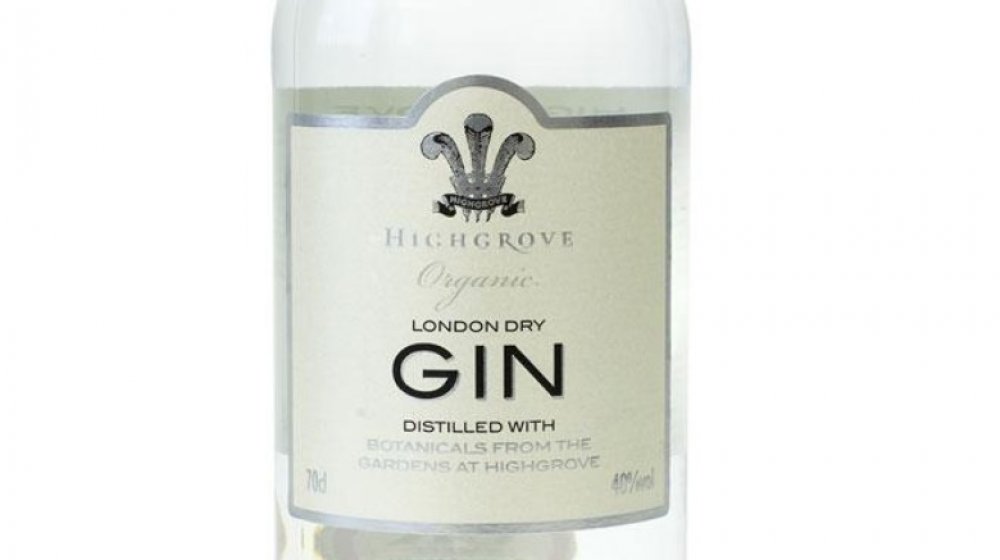 Highgrove Gin label