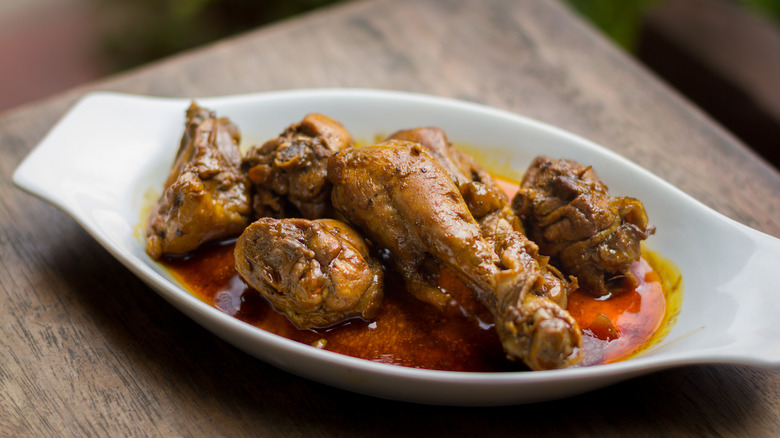 chicken adobo in its own gravy