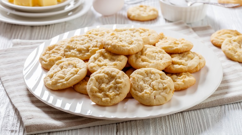 Platter of sugar cookies