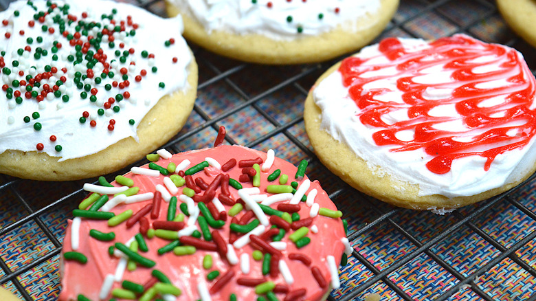 Decorated sugar cookies