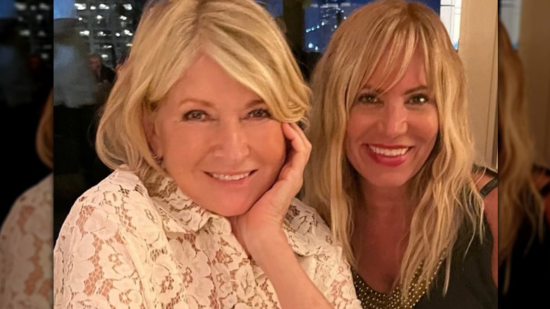 Martha Stewart and Dorian Leigh