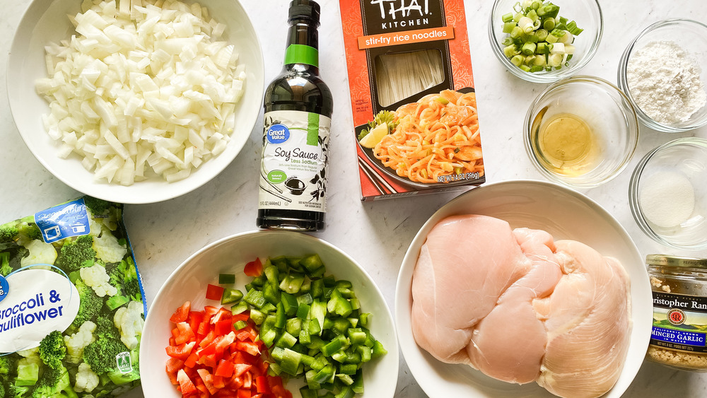 Szechuan Chicken ingredients