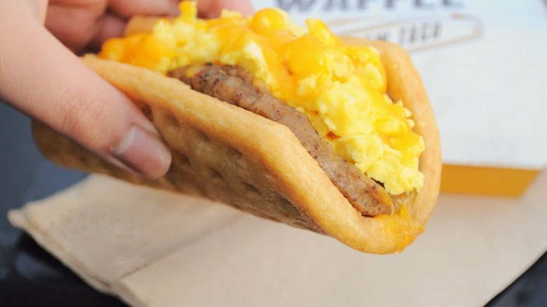 Taco Bell's waffle taco