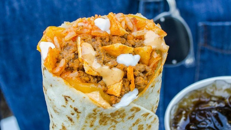 Taco Bell Volcano Burrito