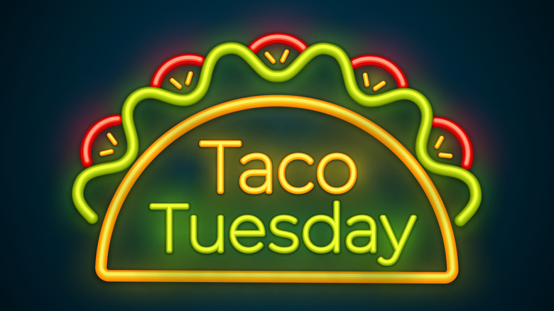 Taco Tuesday neon sign