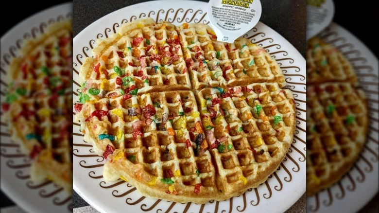 The Fruity Pebble Waffle