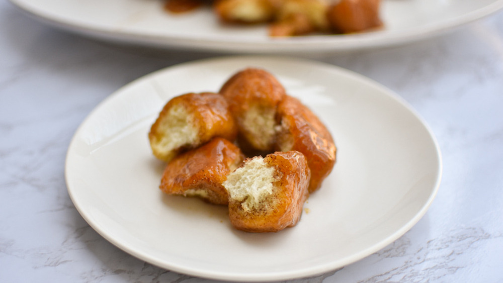 monkey bread on a plate