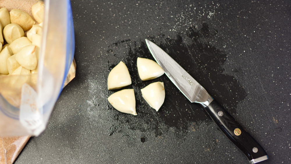 quartered rolls for monkey bread