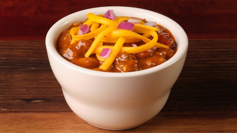 Texas Roadhouse cup of chili