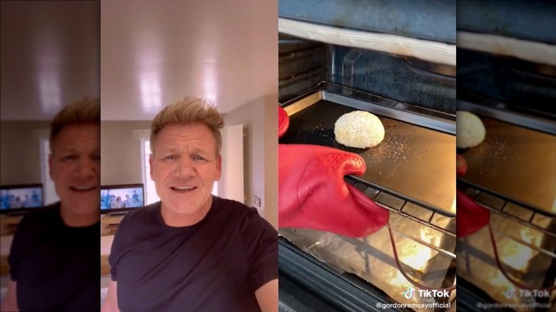 Gordon Ramsay looking confused watching TikTok