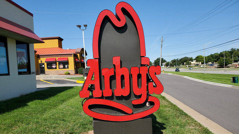 Arby's restaurant logo sign