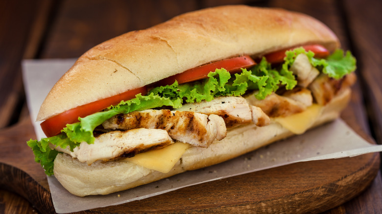 Subway's chicken sandwich