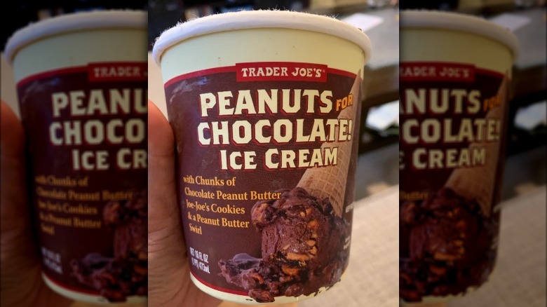 Trader Joe's Peanuts for Chocolate! ice cream