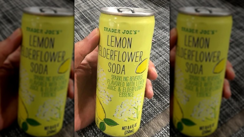 TJs Lemon Elderflower Soda