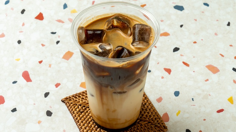 iced coffee in glass