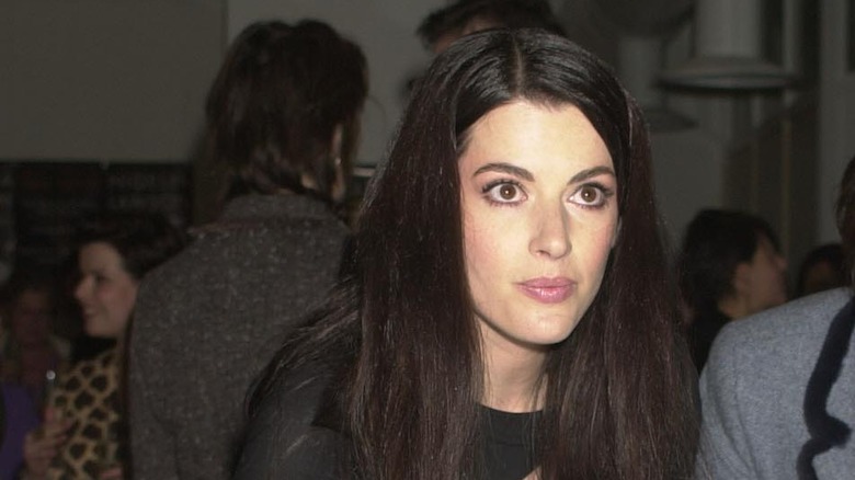 Younger Nigella Lawson at a book signing