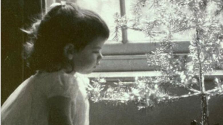 Nigella Lawson as a child