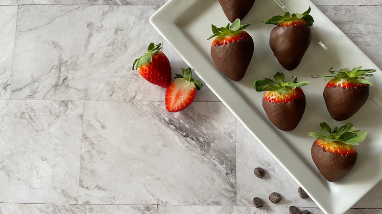 Chocolate-covered strawberries