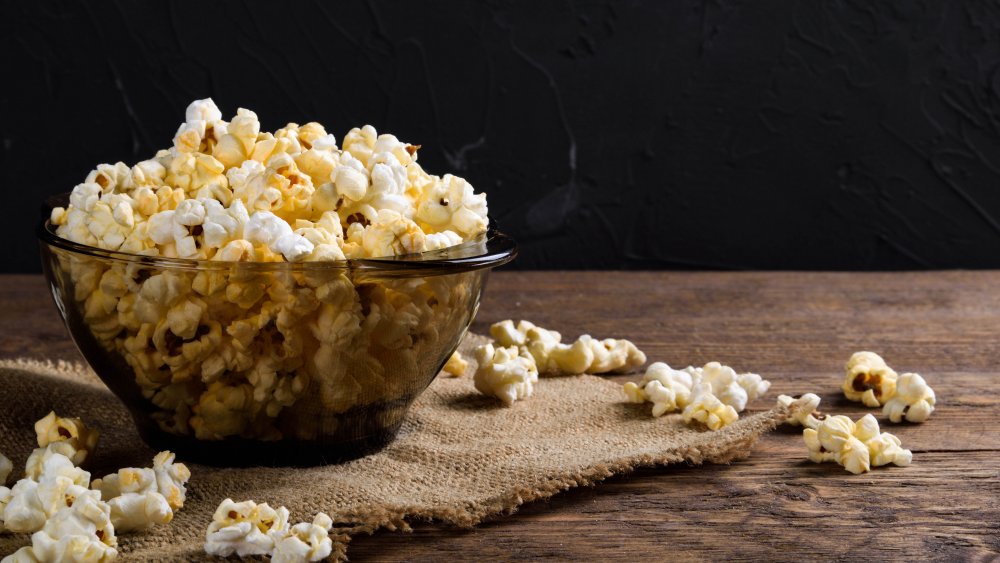 popcorn in a bowl