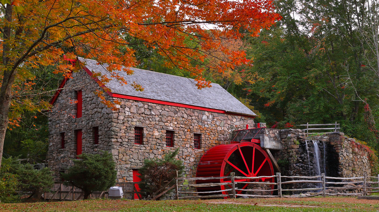 the Wayside Inn grist mill