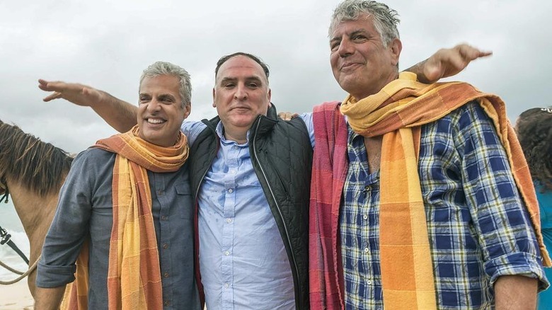 Eric Ripert, Jose Andres, and Anthony Bourdain