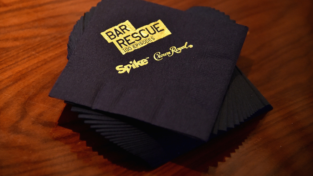 Bas Rescue-themed napkins