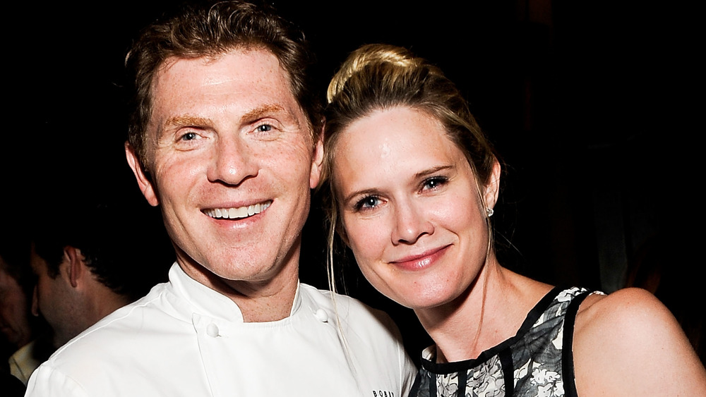 Bobby Flay and Stephanie March