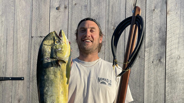 brad leone holding large fish