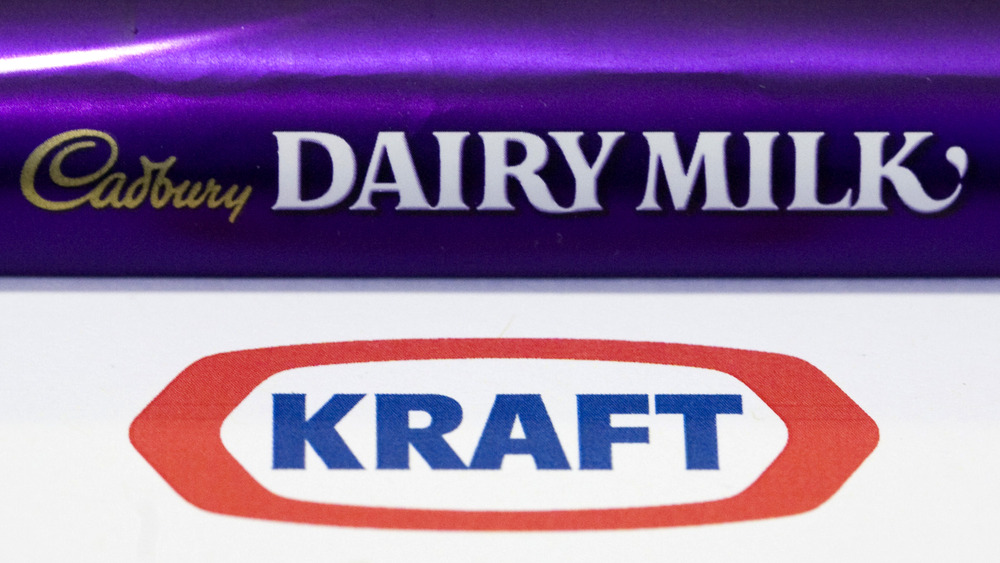 Kraft logo with Cadbury logo