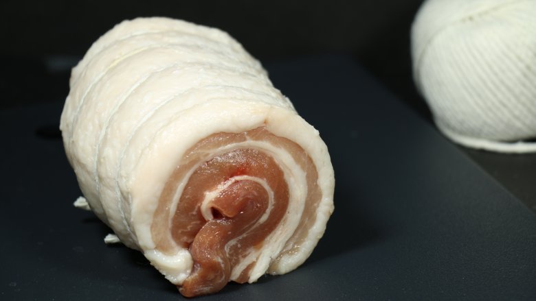 rolled pork belly