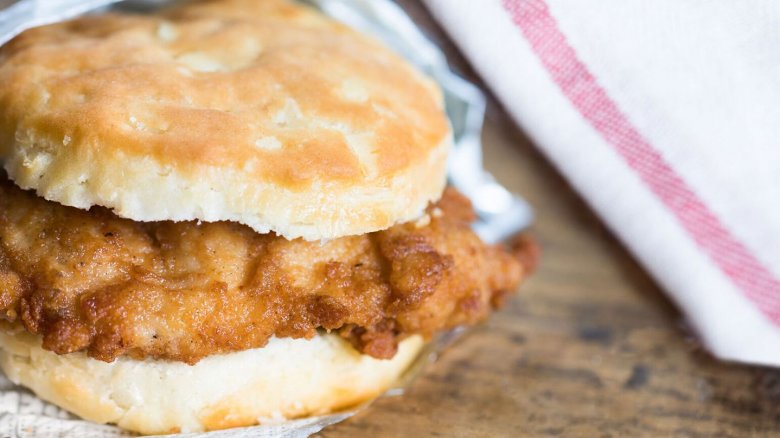 Chick-fil-A chicken biscuit