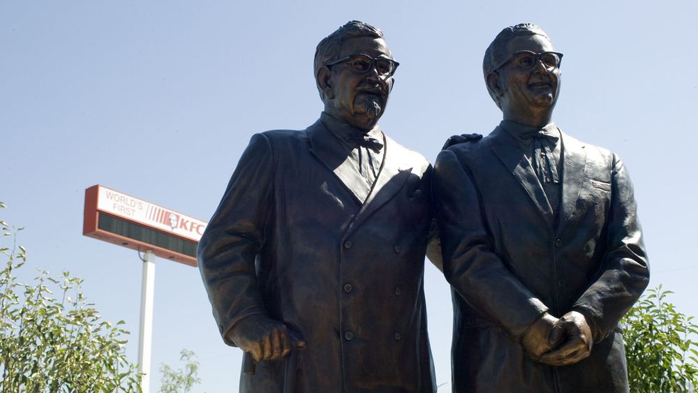 Colonel Sanders statue 