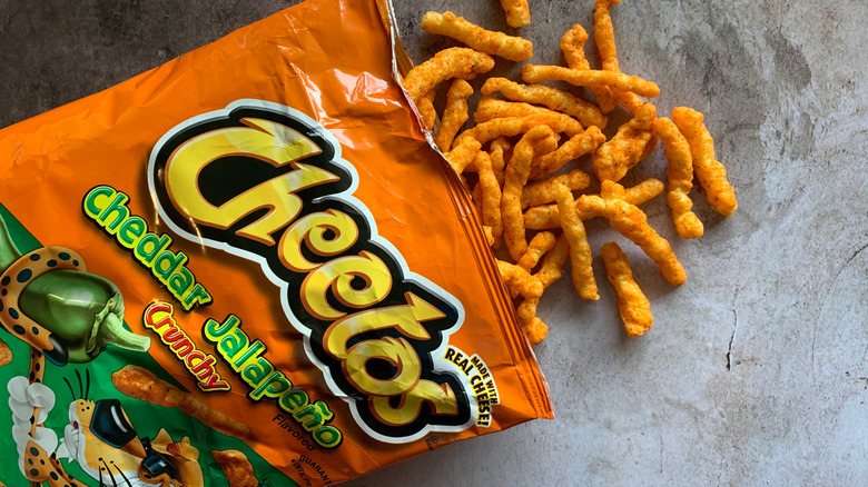 A packet of Cheetos
