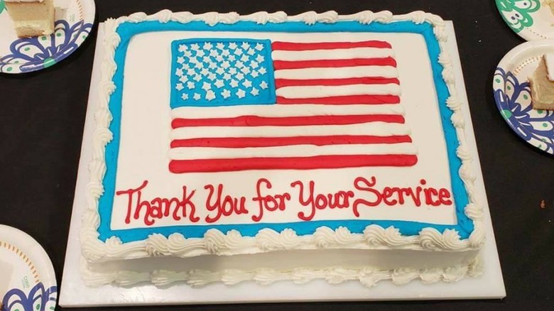 Costco Flag Cake