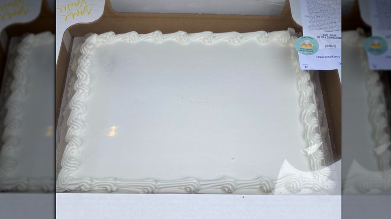 A blank slate sheet cake