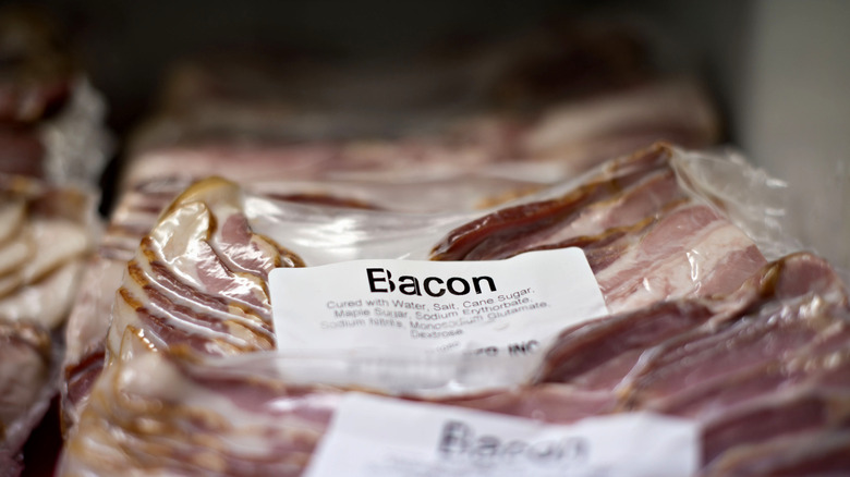 packages of bacon