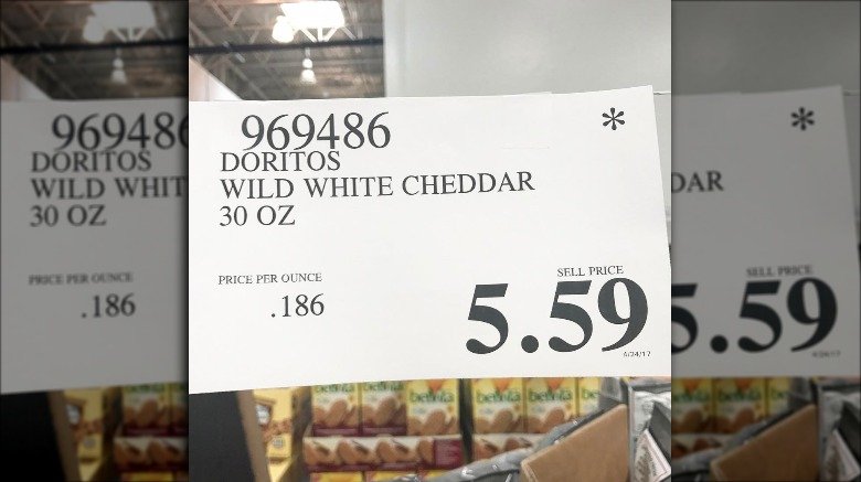 Costco price tag