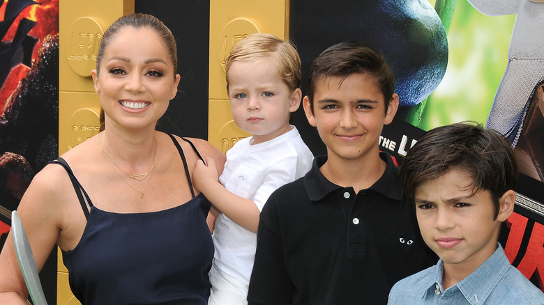 Marcela Valladolid with her children