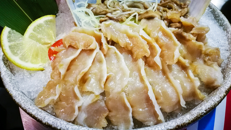 Geoduck sashimi