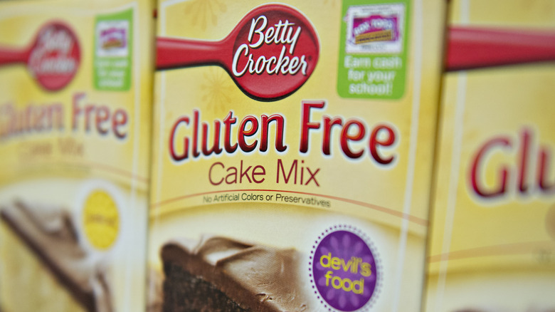 Betty Crocker gluten-free cake mixes